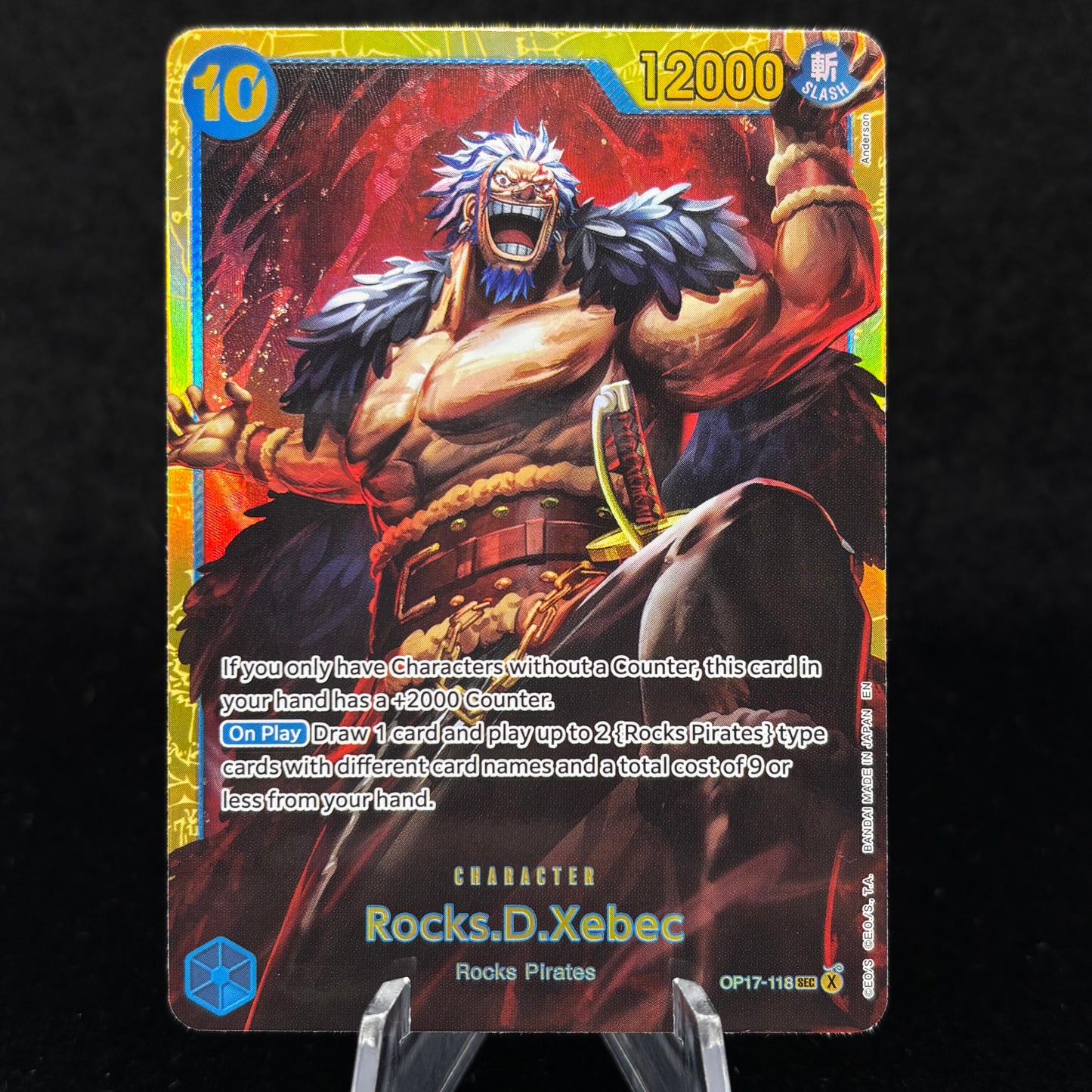 Rocks.D.Xebec (118) - The World's Strongest Warriors Single Card