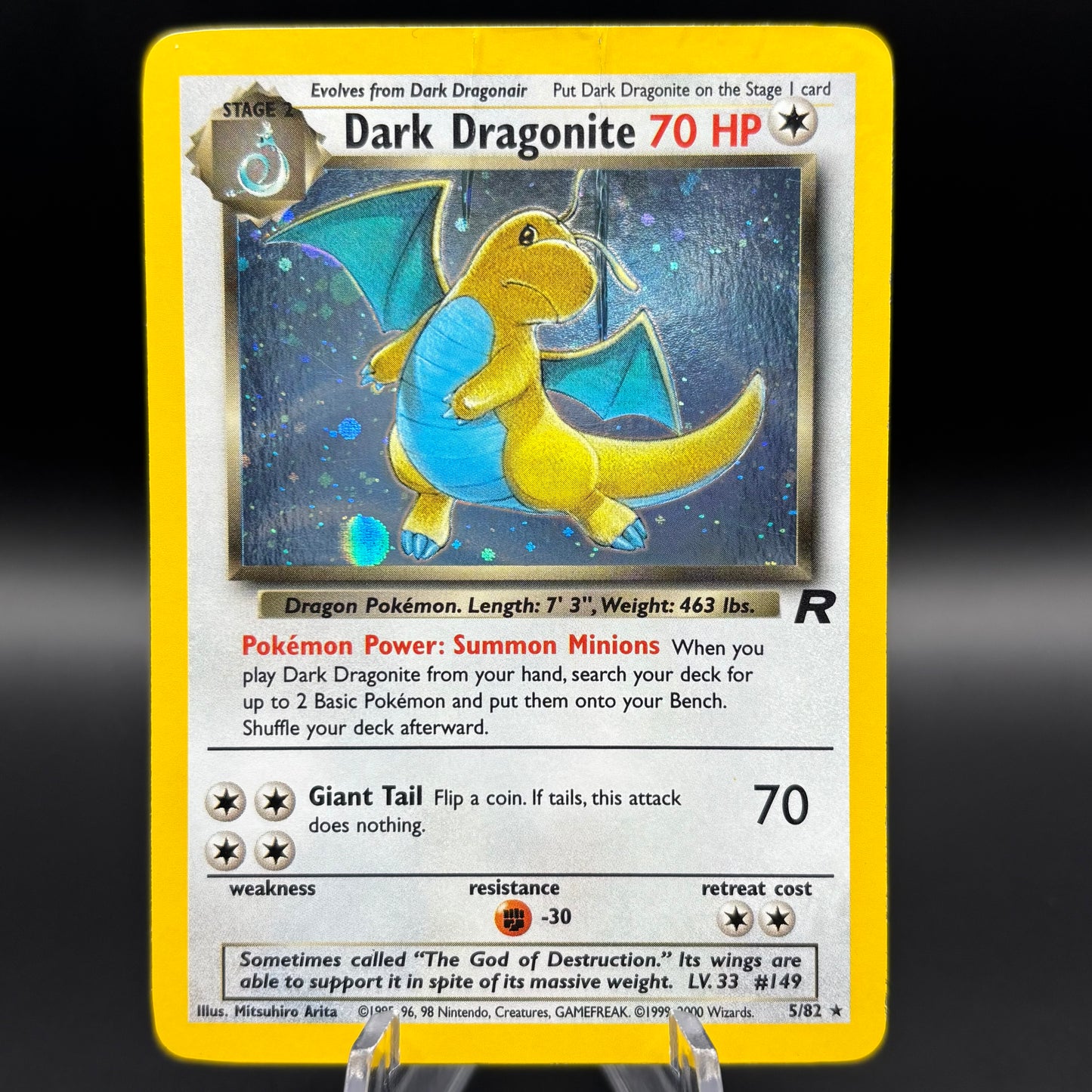 Dark Dragonite (5) - Team Rocket *Damaged* Single Card (Perfect For Binder)