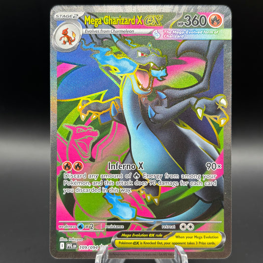 Mega Charizard X ex - 109/094 - ME02: Phantasmal Flames Single Card