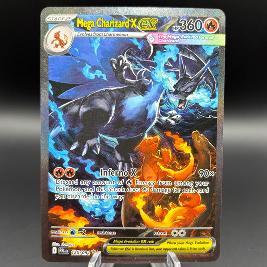 Mega Charizard X ex - 125/094 - ME02: Phantasmal Flames single card