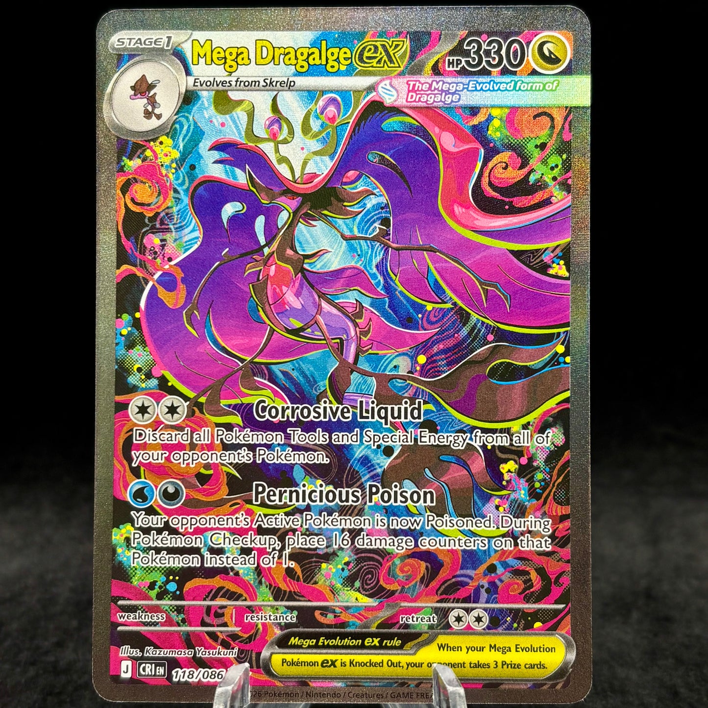 Mega Dragalge ex - 118/086 Single Card