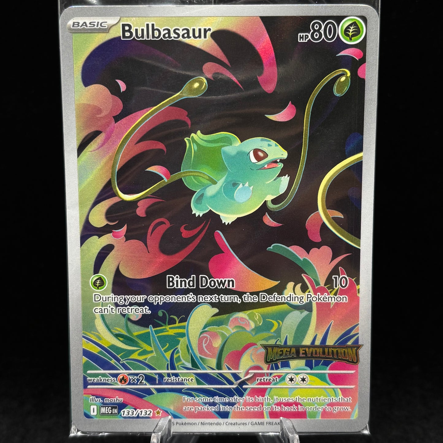 Bulbasaur - 133/132 - ME01: Mega Evolution *Sealed PR* Single Card