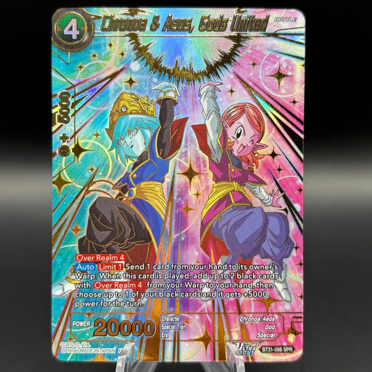 Chronoa & Aeos, Gods United (SPR) - Impact Beyond Dimensions (BT31) Single Card