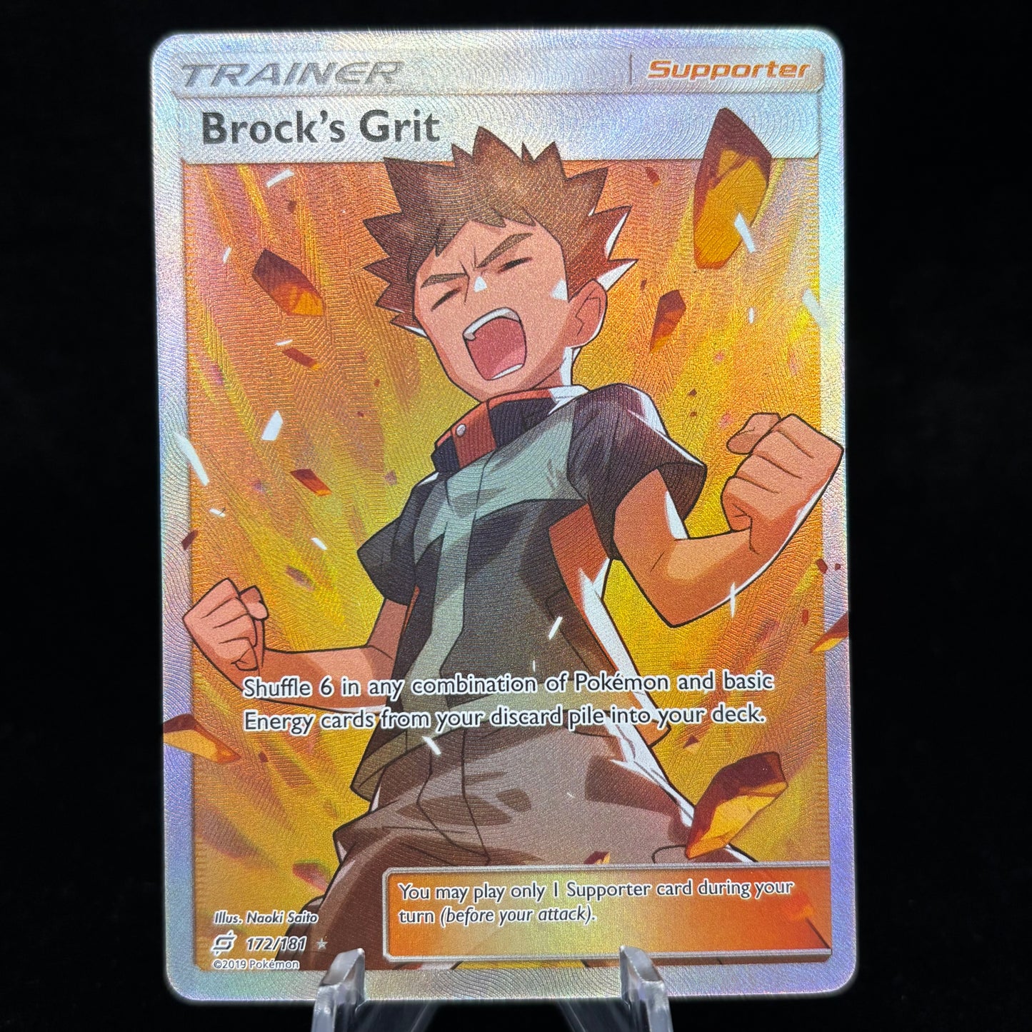 Brock's Grit (Full Art) 122/181 Single Card