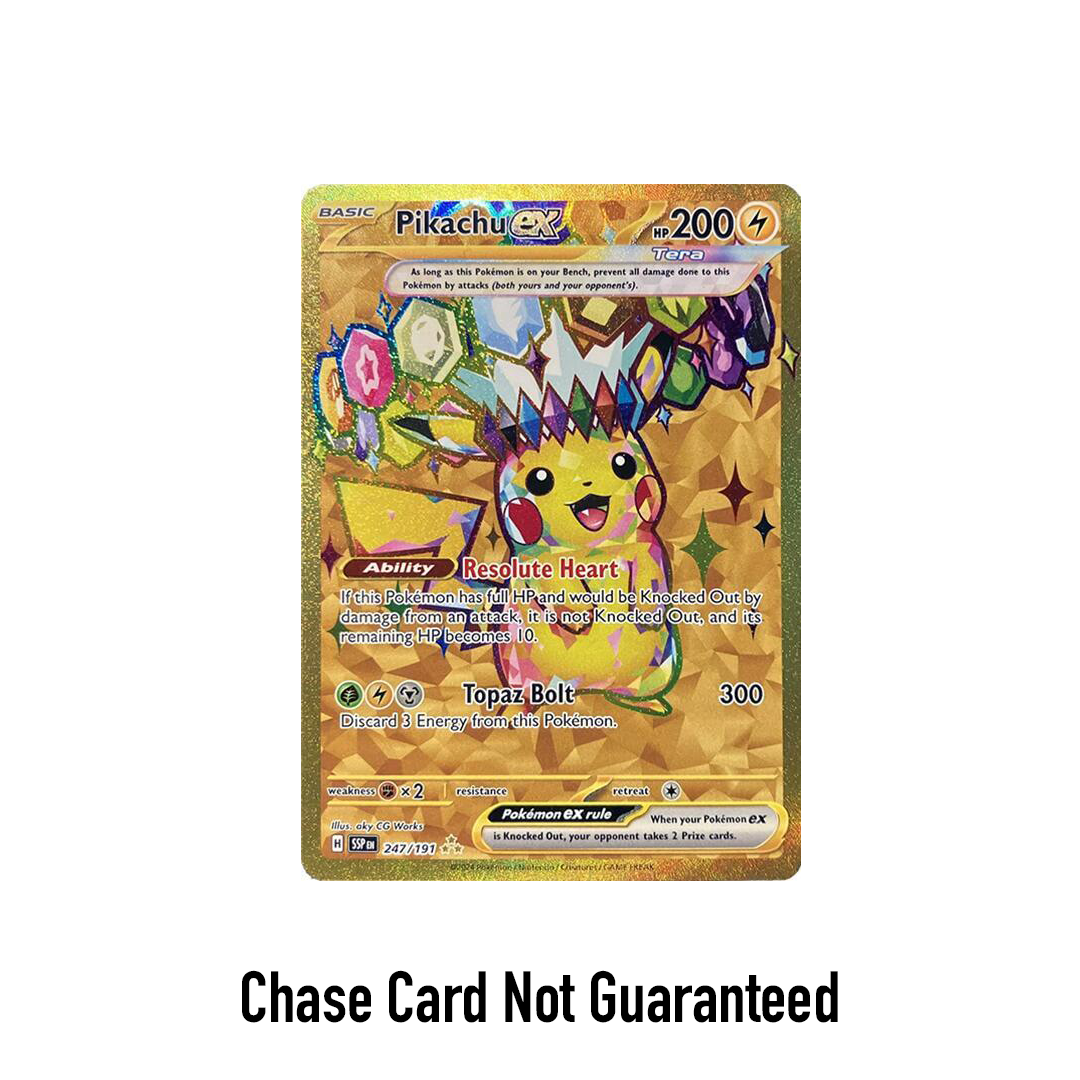 Pokemon TCG: Scarlet & Violet - Surging Sparks Three Booster Blister