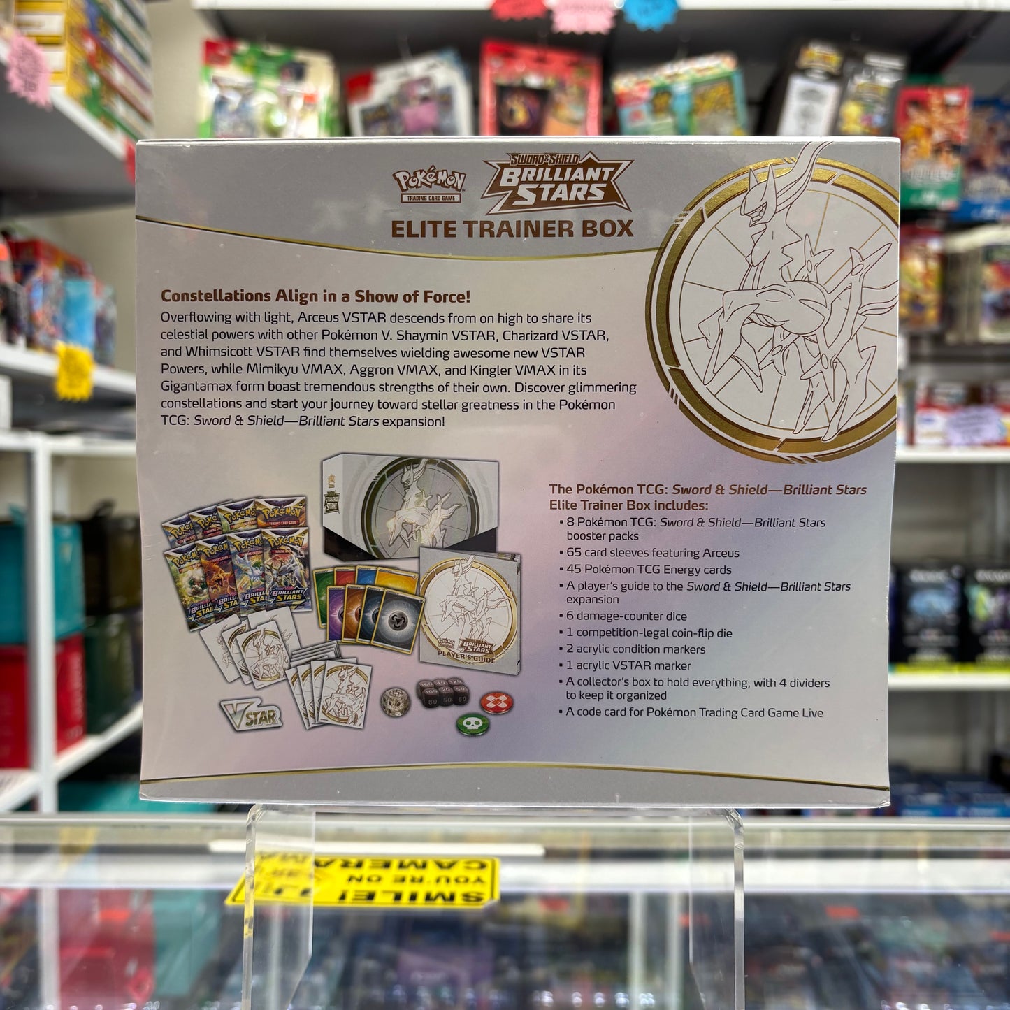 Pokemon Sword & Shield - Brilliant Stars Elite Trainer Box  [w/ Plastic Protector]