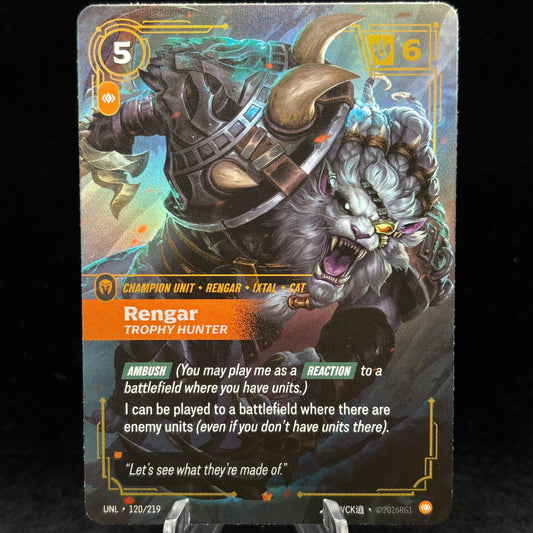 Rengar, Trophy Hunter - Unleashed Single Card