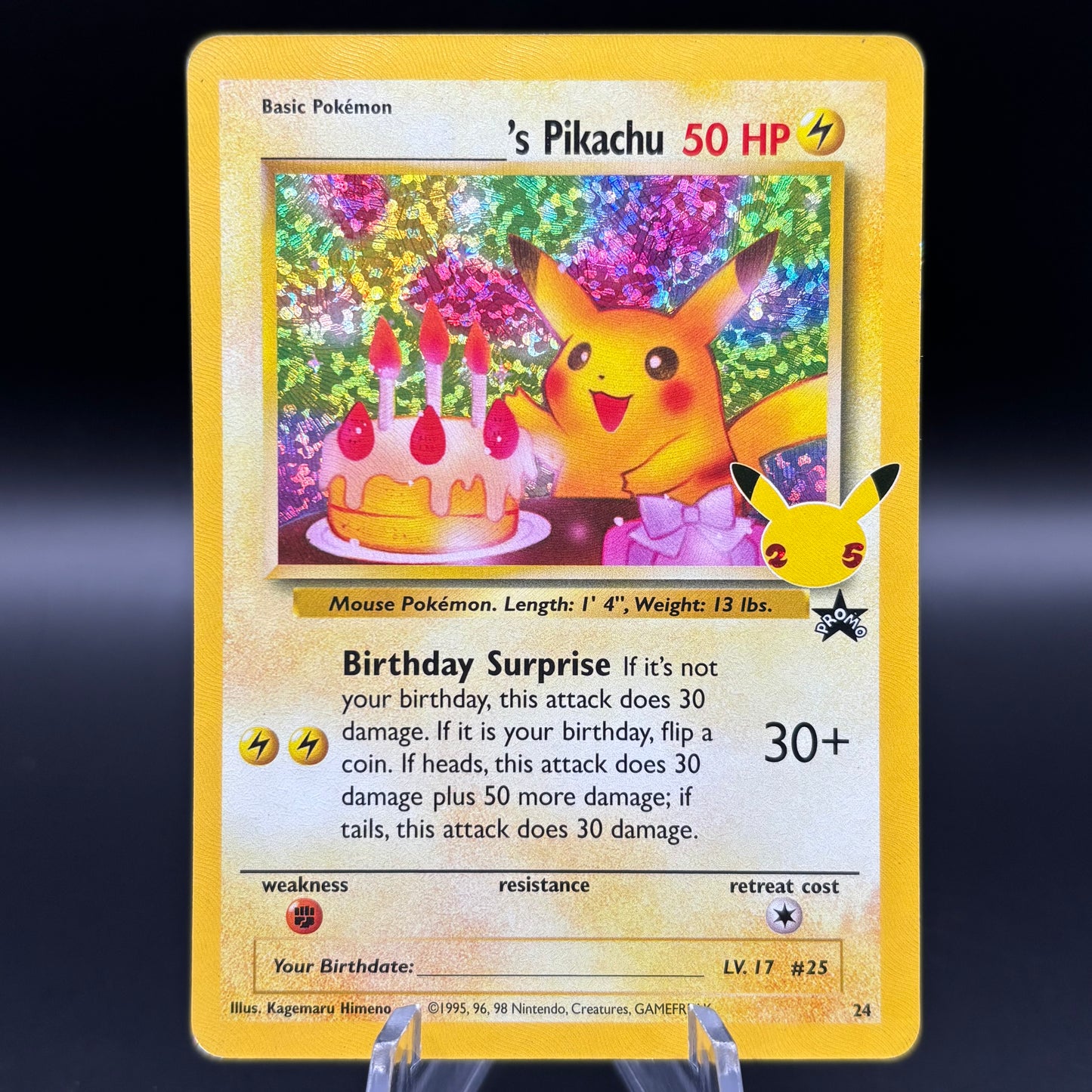 ______'s Pikachu - Celebrations: Classic Collection *Heavy Play* Single Card