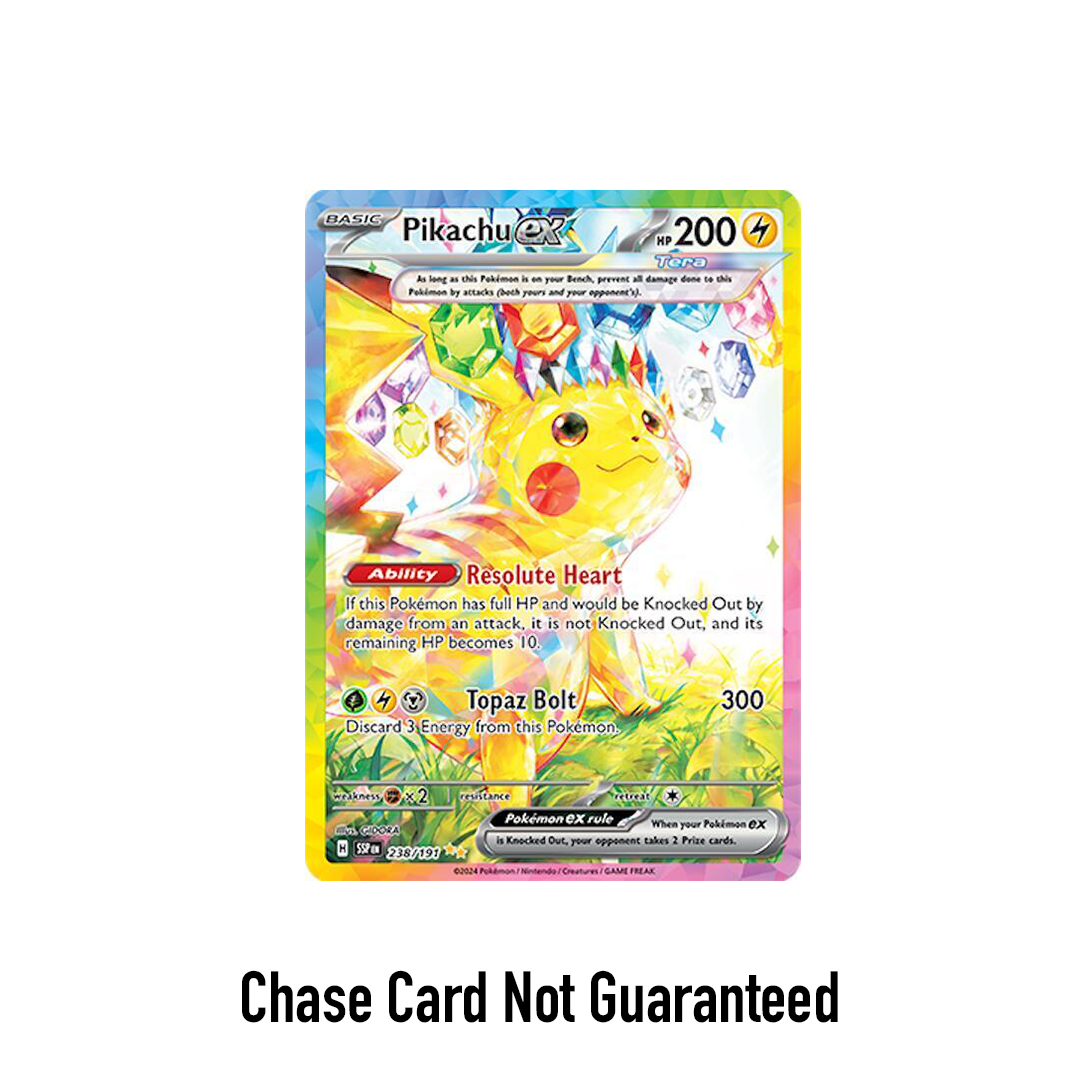 Pokemon TCG: Scarlet & Violet - Surging Sparks Three Booster Blister