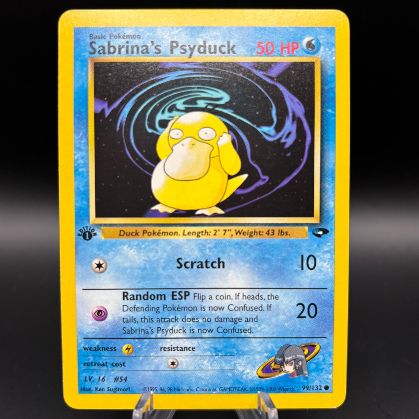 Sabrina's Psyduck - Gym Challenge Single Card