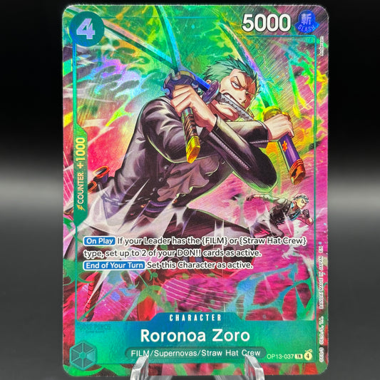 Roronoa Zoro (OP13-037) - Adventure on Kami's Island (OP15-EB04) Single Card