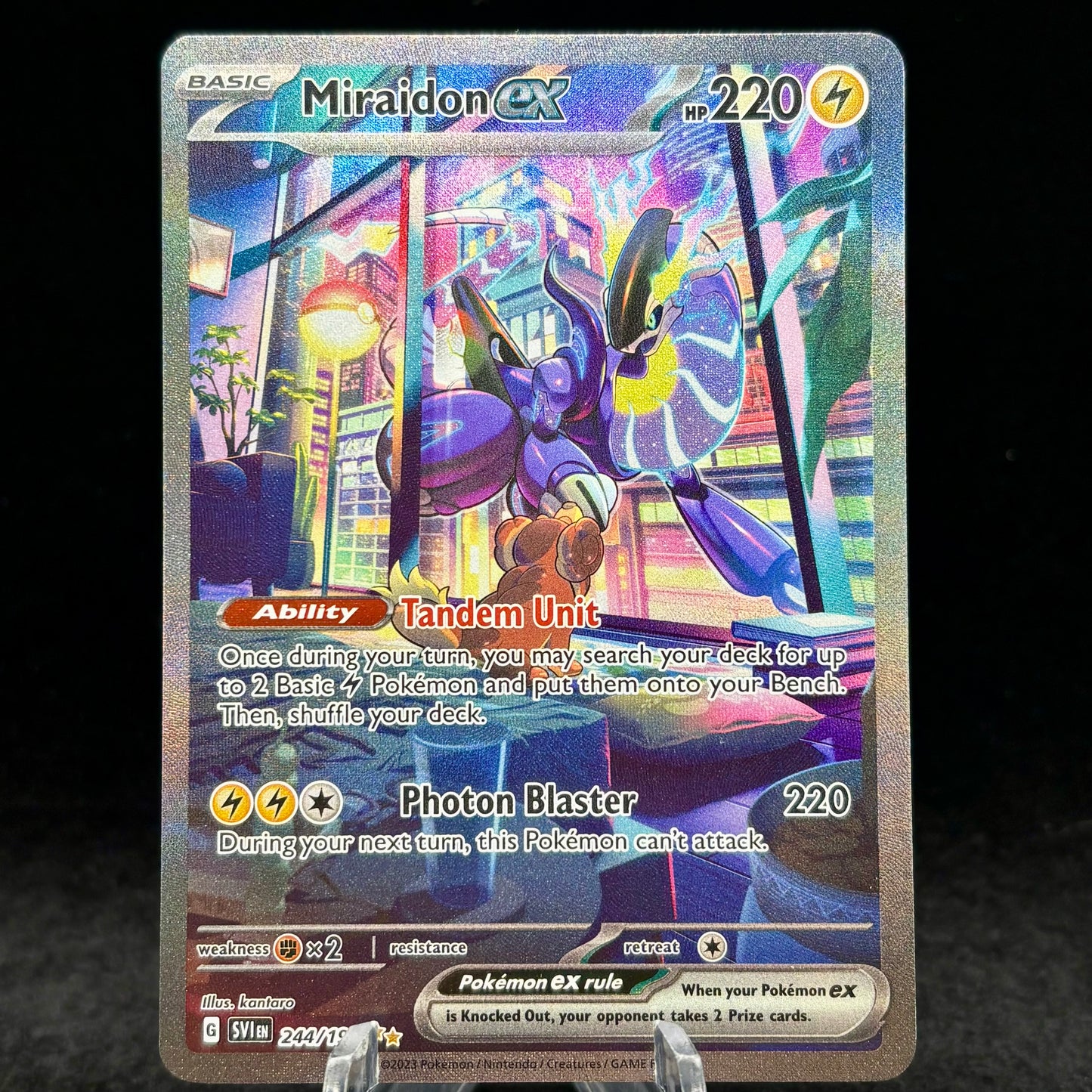 Miraidon ex - 244/198 Single Card