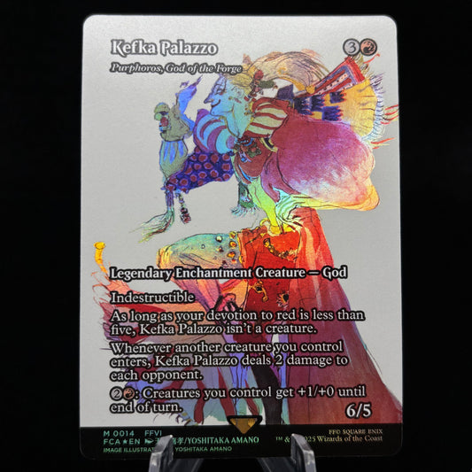 Kefka Palazzo - Purphoros, God of the Forge (Showcase) - FINAL FANTASY: Through the Ages Single Card