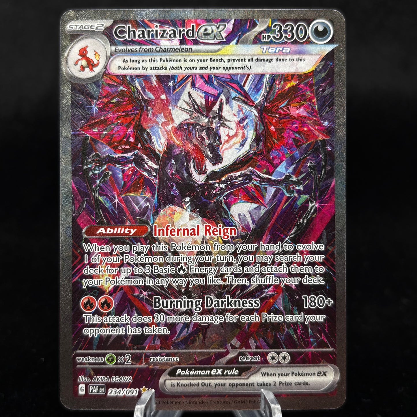 Charizard ex - 234/091 - SV: Paldean Fates Single Card