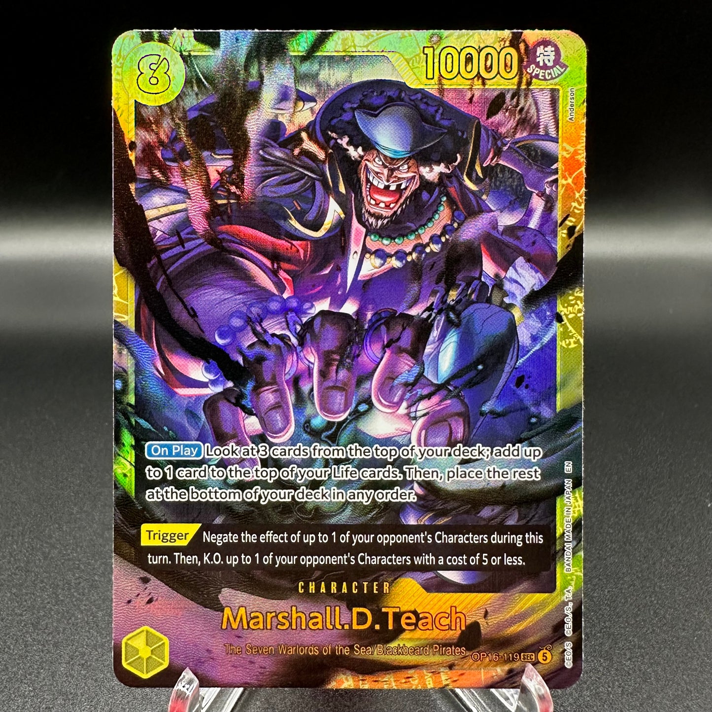 Marshall.D.Teach (119) - The Time of Battle Single Card