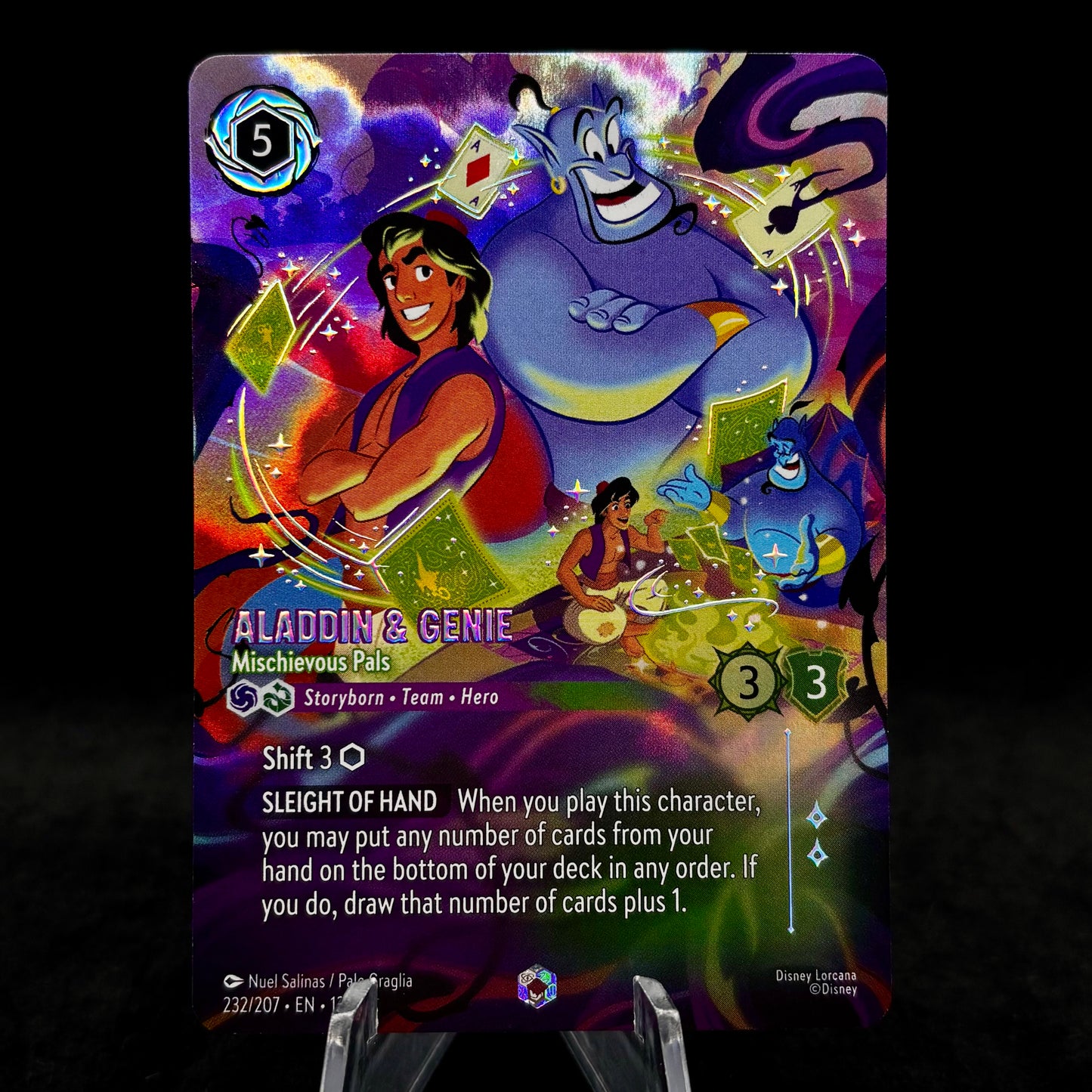 Aladdin & Genie - Mischievous Pals (Enchanted) - Attack of the Vine! Single Card