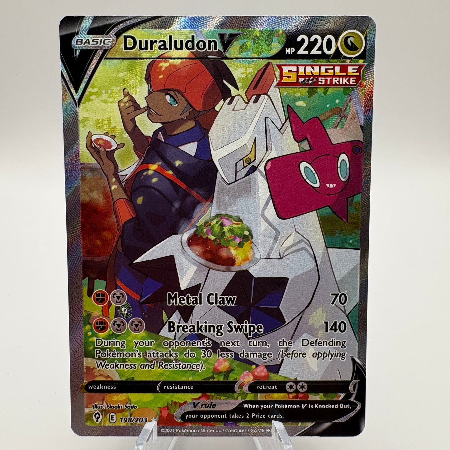 Duraludon V (Alternate Full Art) - SWSH07: Evolving Skies (SWSH07) Singe Card