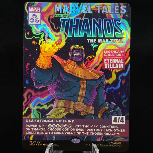 Thanos, The Mad Titan (Borderless) (0400) Single Card