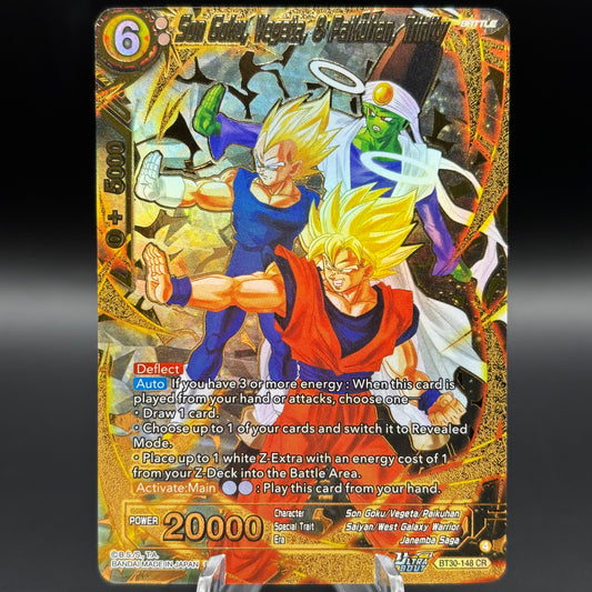 Son Goku, Vegeta, & Paikuhan, Trinity - Three Glorious Fighters Single Card