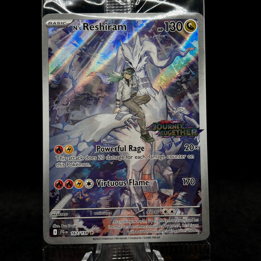 N's Reshiram - 167/159 (Journey Together Stamped) *Sealed* Single Card
