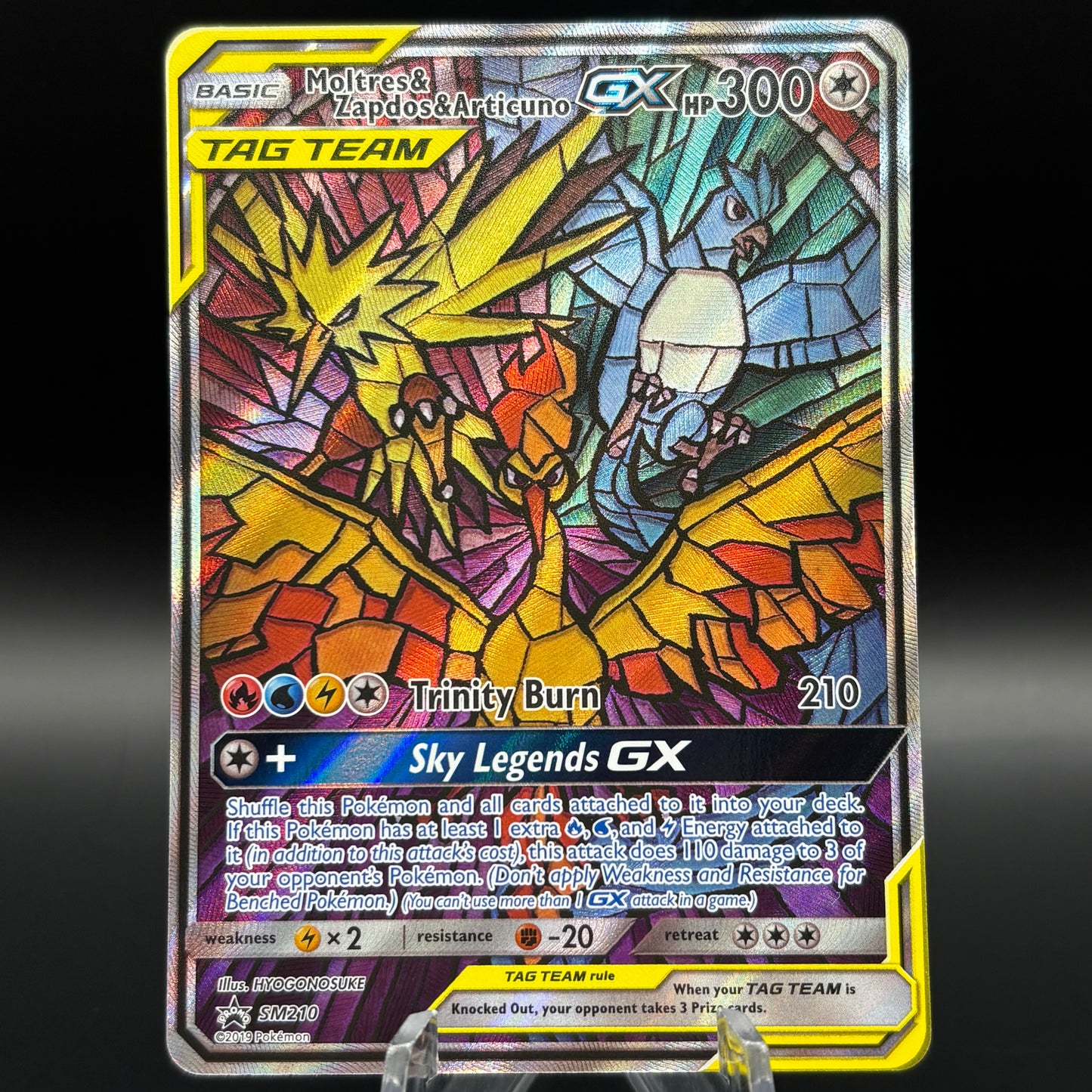 Moltres & Zapdos & Articuno GX Single Card