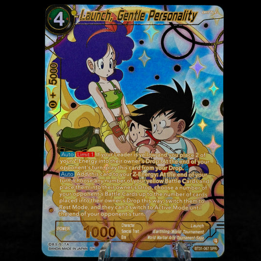 Launch, Gentle Personality (SPR) Single Card