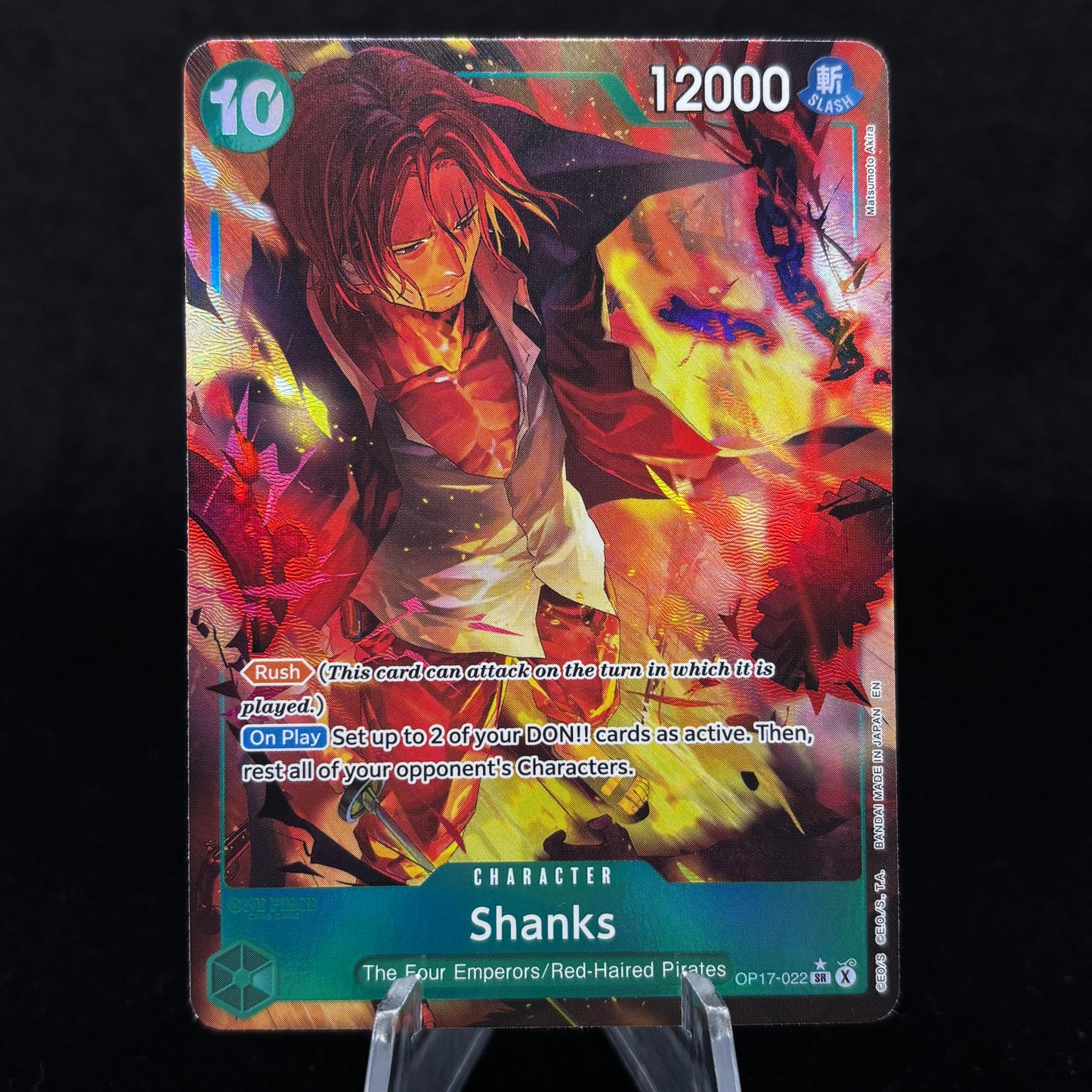 Shanks OP17 (022) (Alternate Art) - The World's Strongest Warriors Single Card