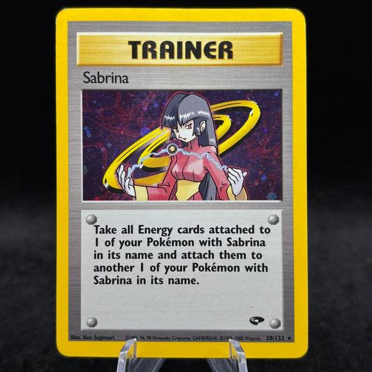 Sabrina (20) - Gym Challenge (G2) *Heavy Play* Single Card