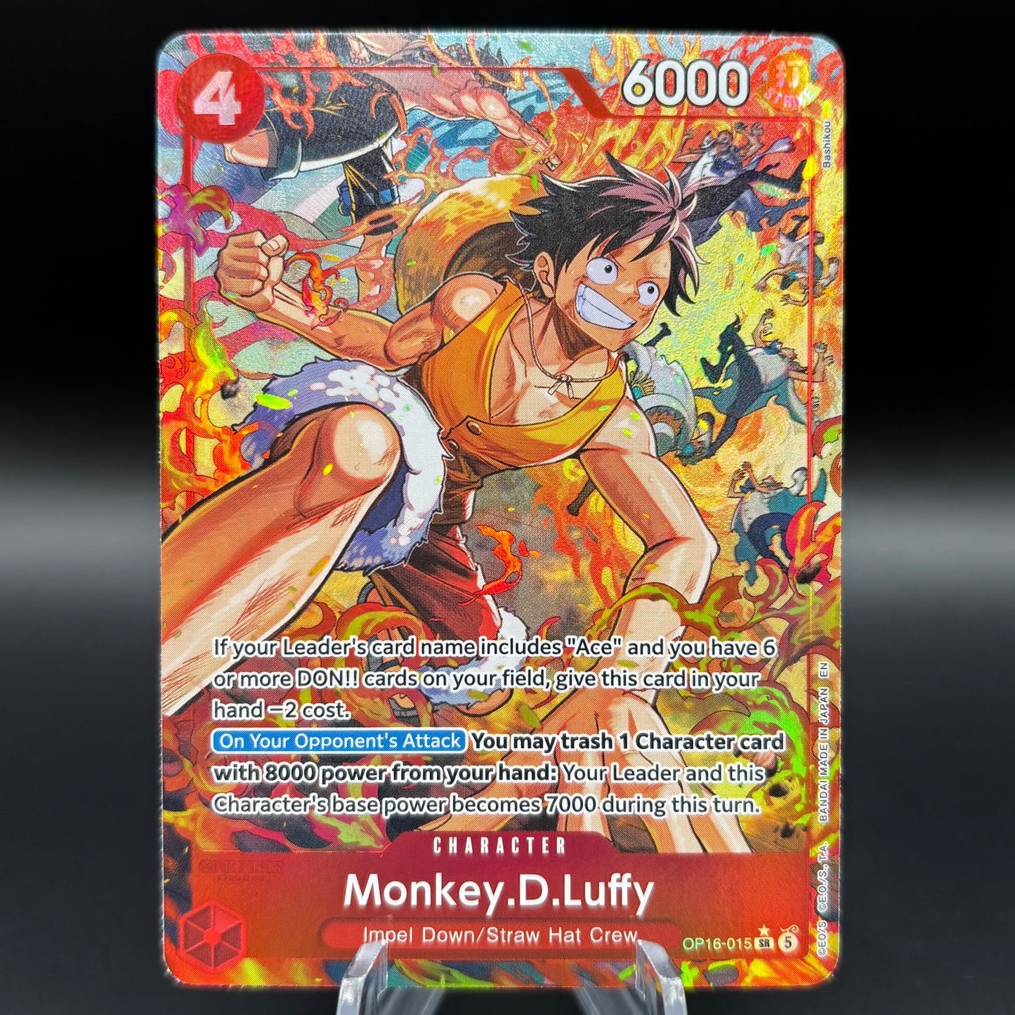 Monkey.D.Luffy (Alternate Art) - The Time of Battle Single Card