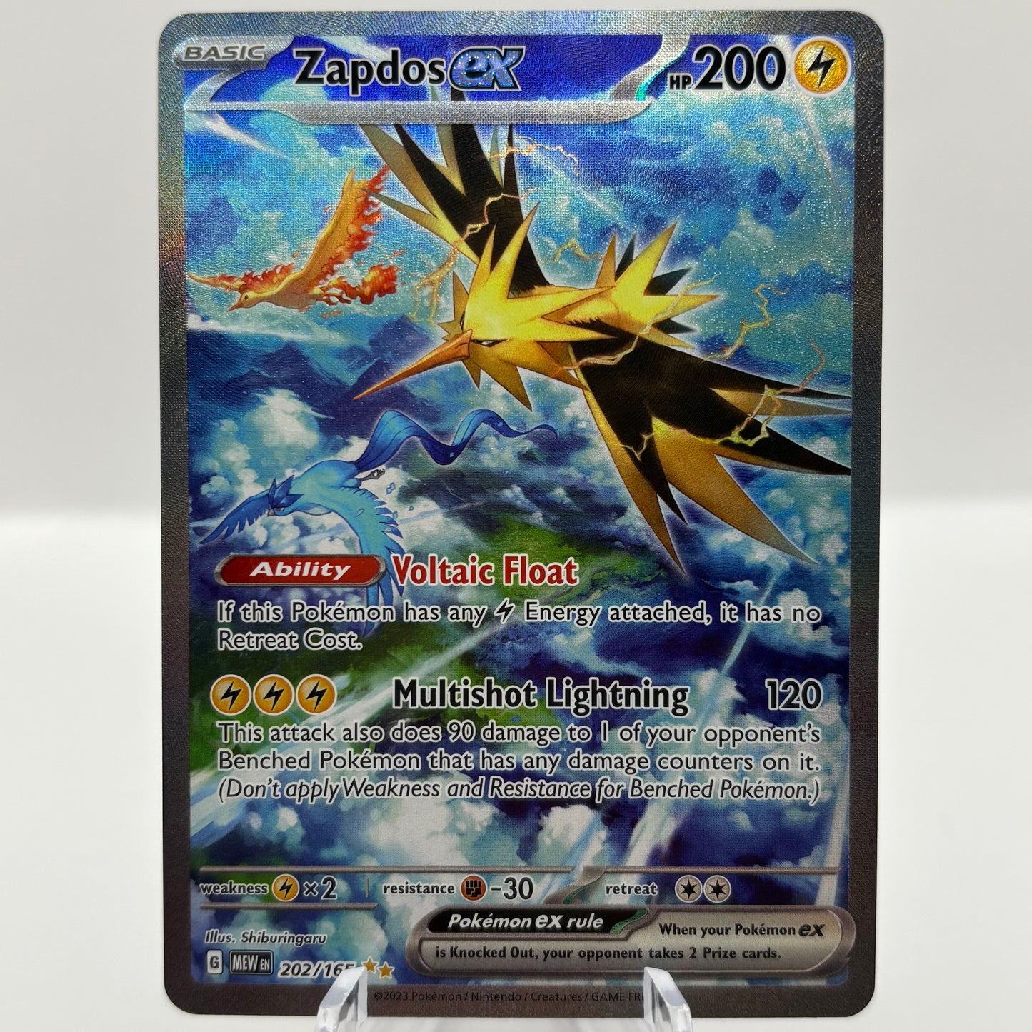 Zapdos ex - 202/165 - SV: Scarlet & Violet 151