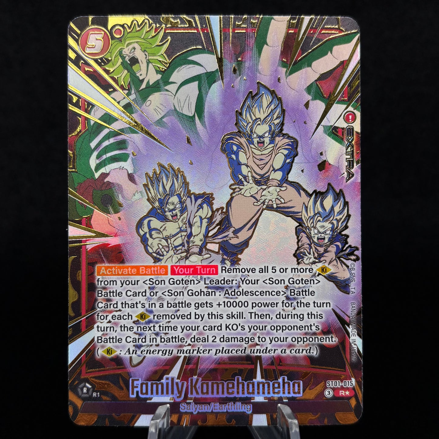 Family Kamehameha (Alternate Art) - Story Booster 01 Single Card