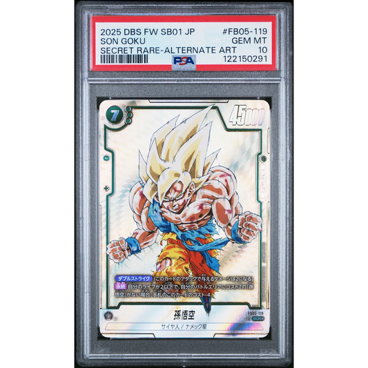 PSA 10 Son Goku Secret Rare Alt