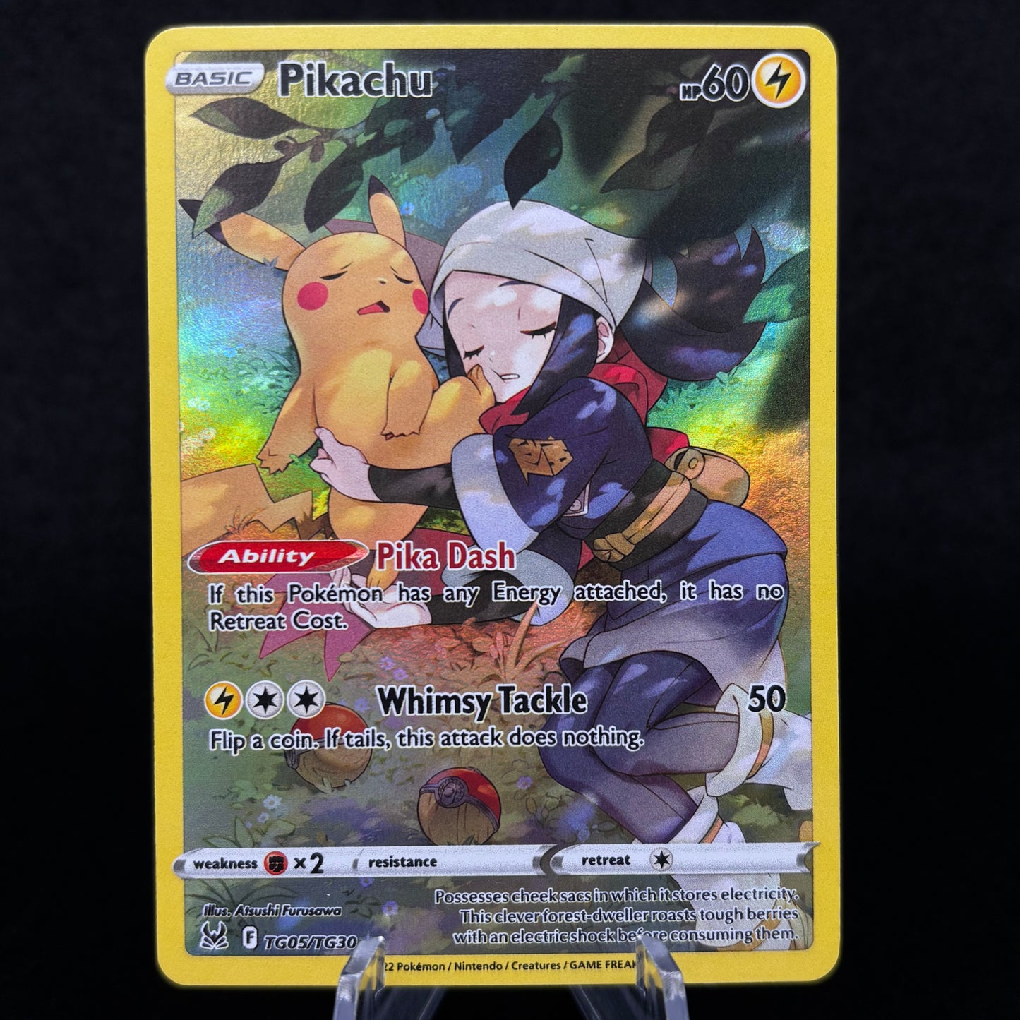 Pikachu - SWSH11: Lost Origin Trainer Gallery *Misprint* Single Card