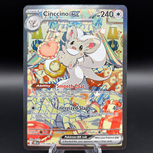 Cinccino ex - 119/086 - ME04: Chaos Rising Single Card