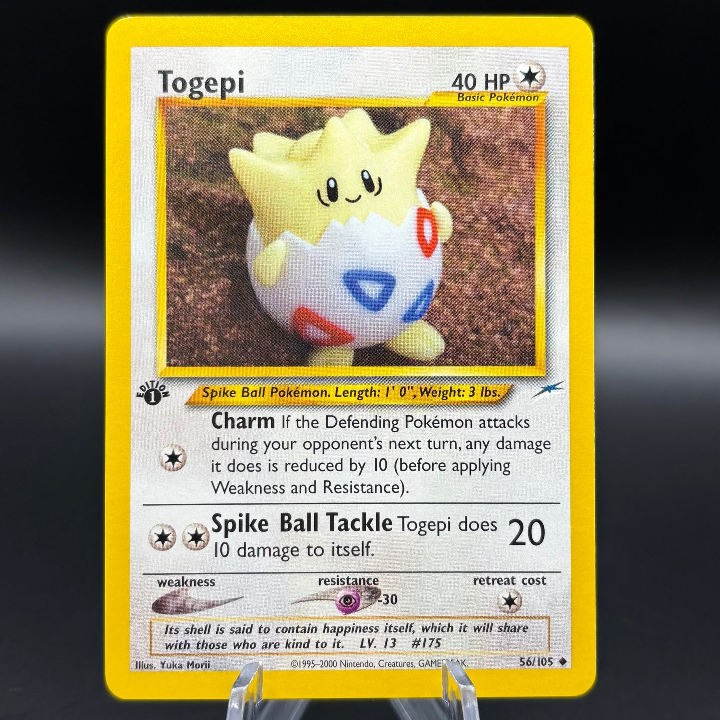 Togepi 56/105 1st Edition Single Card