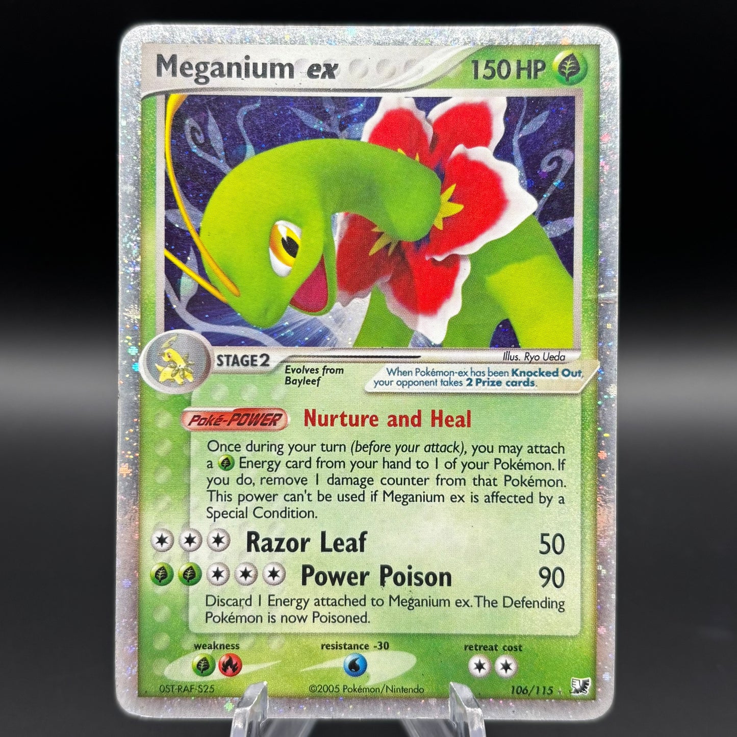 Meganium ex - Unseen Forces  *Light Play* Single Card