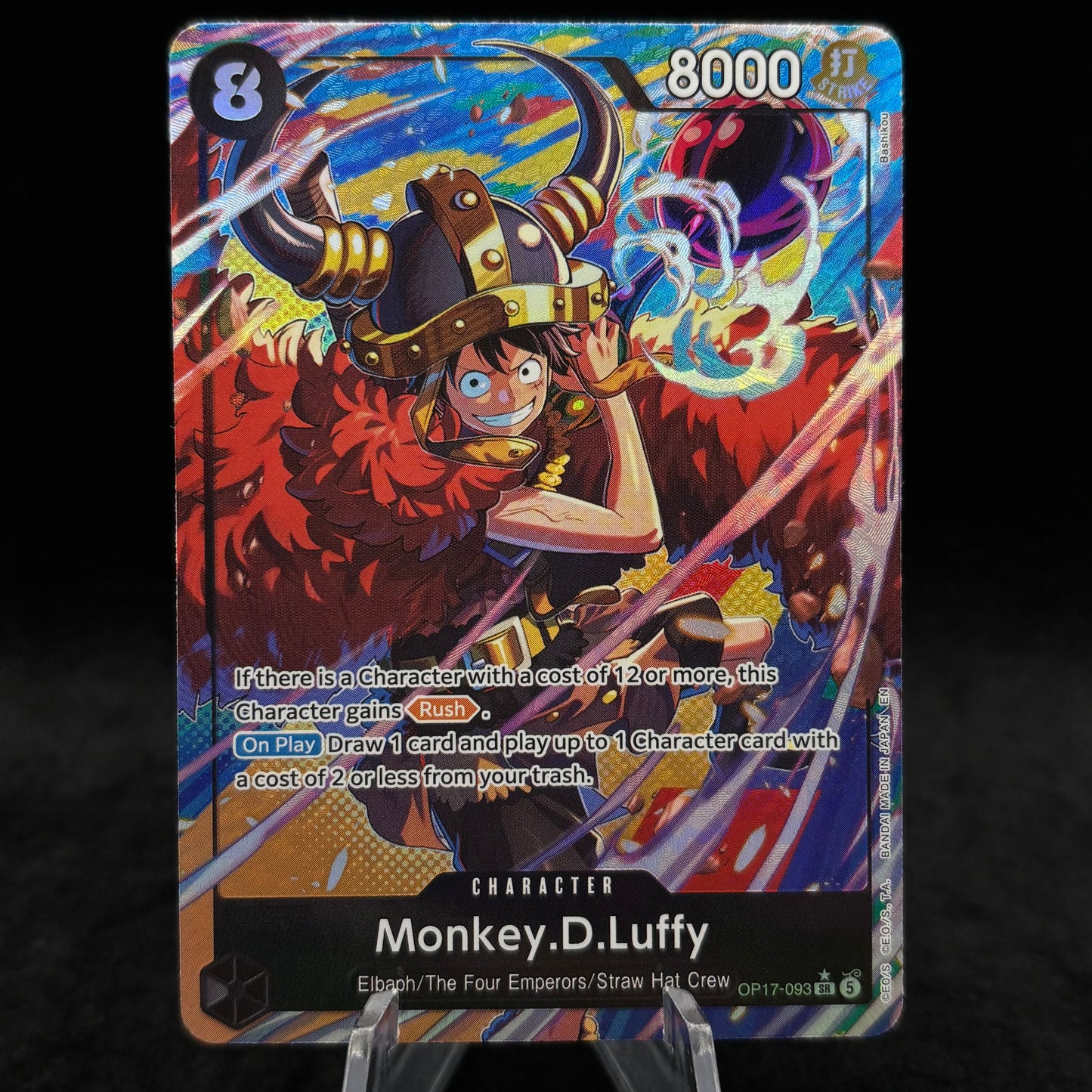 Monkey.D.Luffy (093) (Alternate Art) - The World's Strongest Warriors Single Card