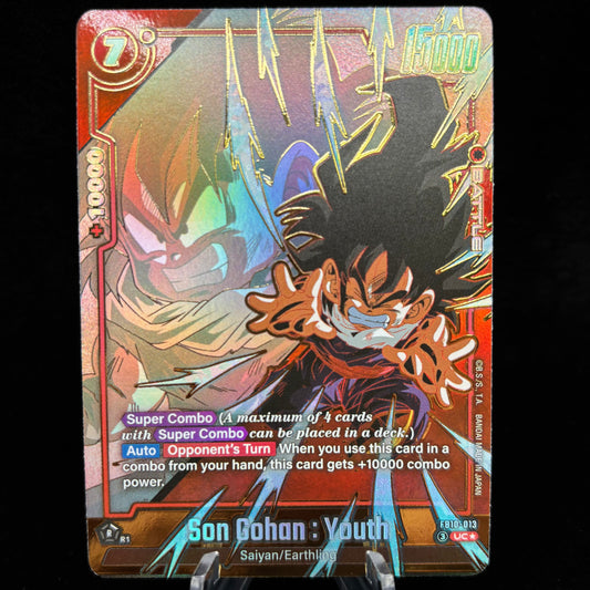 Son Gohan : Youth - FB10-013 (Alternate Art) - Cross Force Single Card