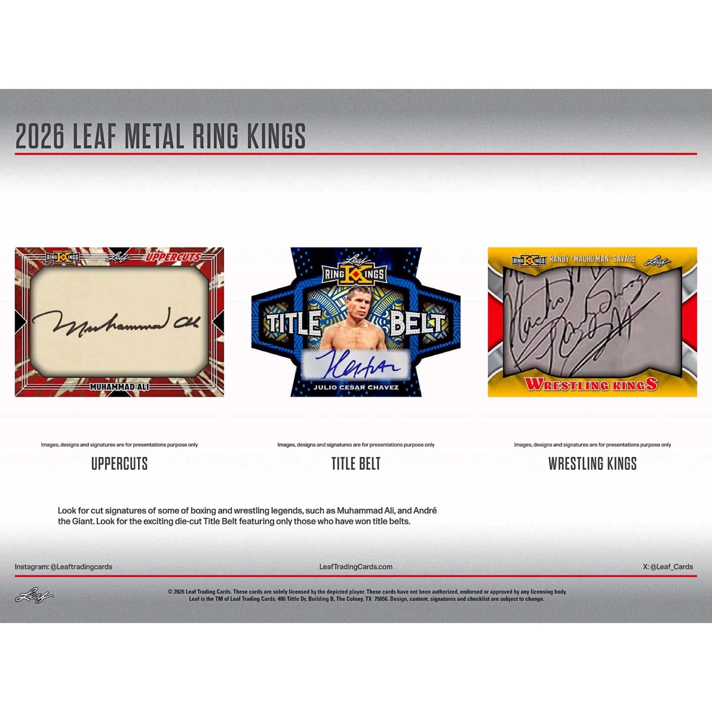 2026 Leaf Metal Ring Kings - Hobby Box