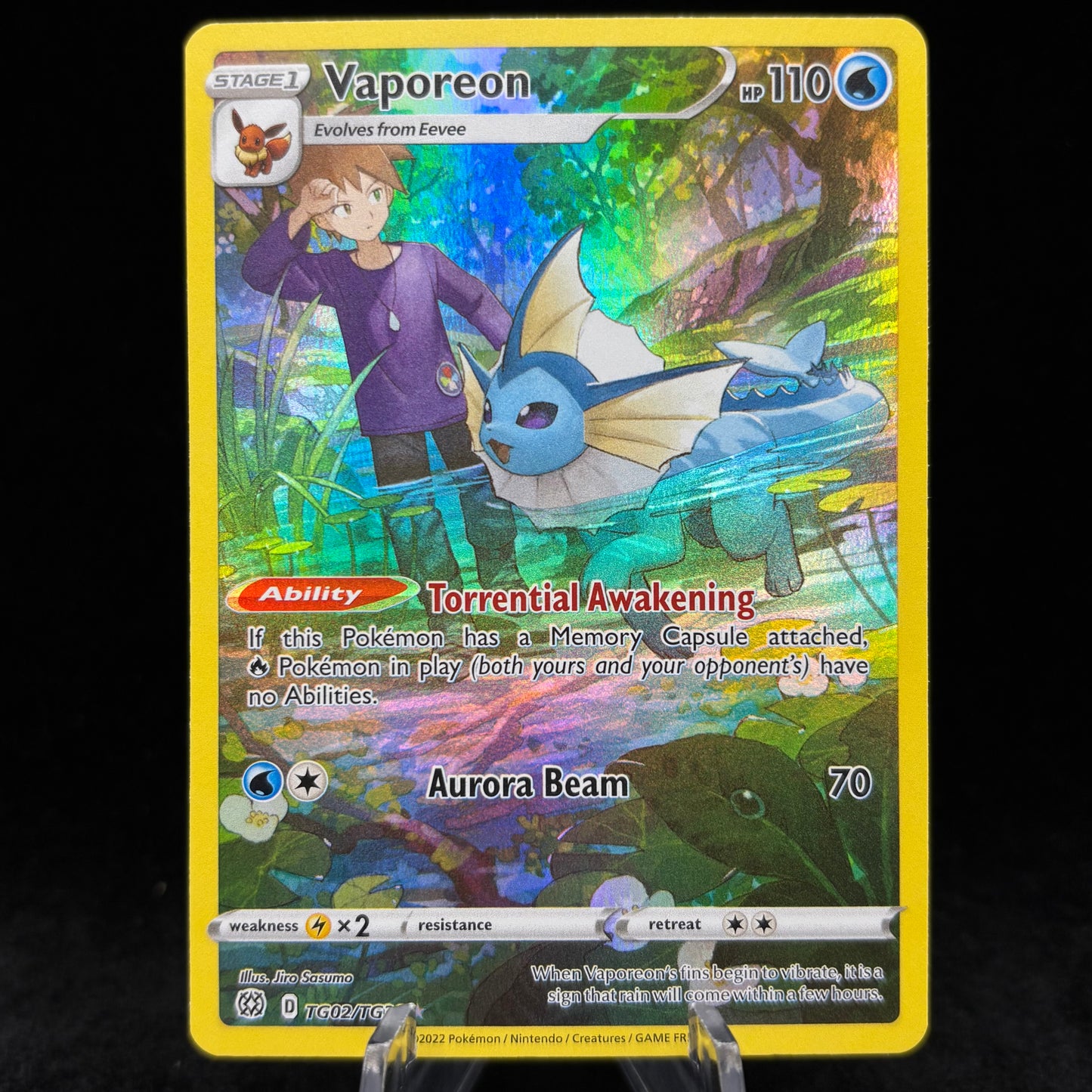 Vaporeon - SWSH09: Brilliant Stars Trainer Gallery Single Card