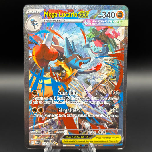 Mega Lucario ex - 179/132 - ME01: Mega Evolution Single Card