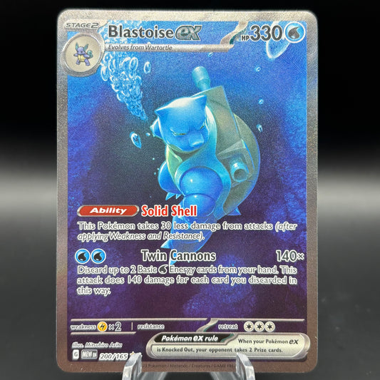 Blastoise ex - 200/165 *Light Play* Single Card