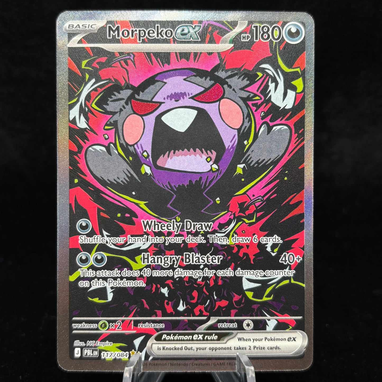 Morpeko ex - 117/084 Single Card