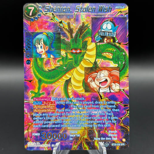 Shenron, Stolen Wish (SPR) - Three Glorious Fighters (BT30) Single Card