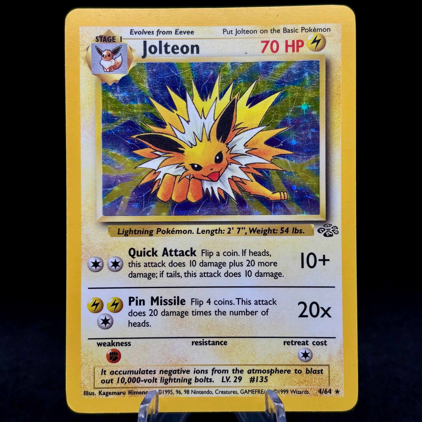 Jolteon (4) Single Card *Heavy Play*
