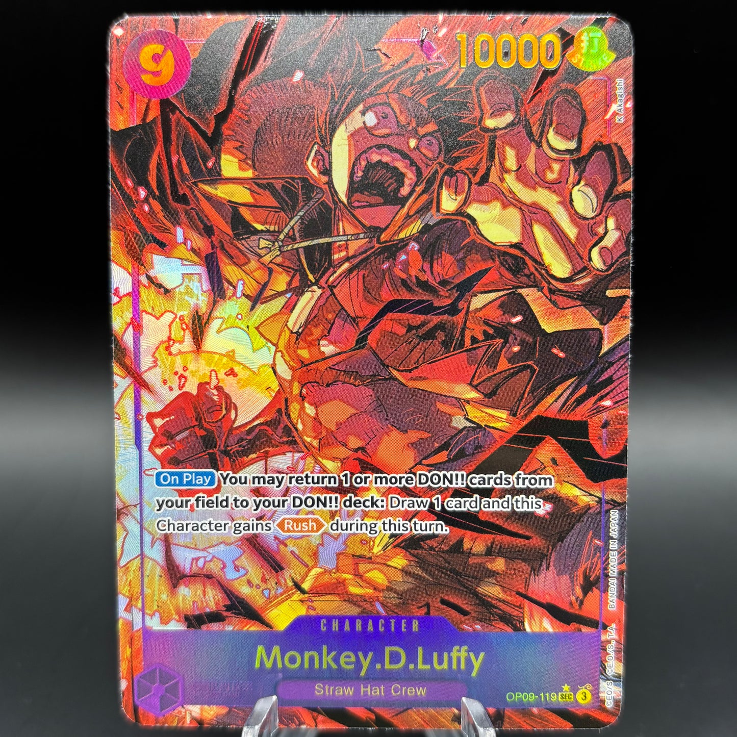 Monkey.D.Luffy (119) (Alternate Art) - Emperors in the New World Single Card