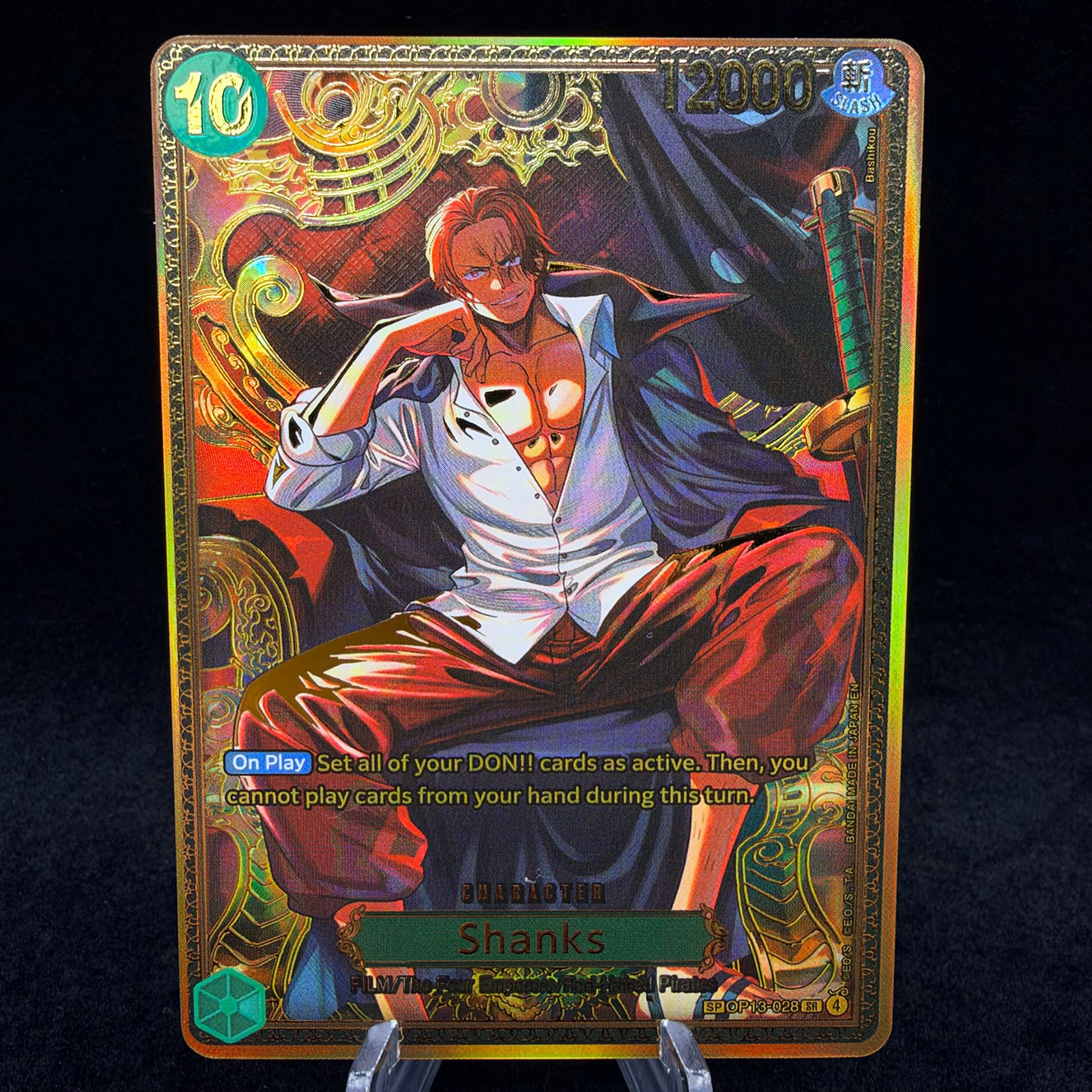 Shanks (OP13-028) (SP) - The World's Strongest Warriors Single Card