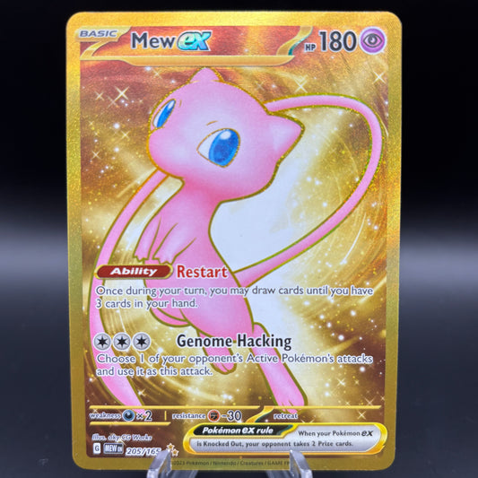 Mew ex - 205/165 - SV: Scarlet & Violet 151 *Lightly Played* Single Card