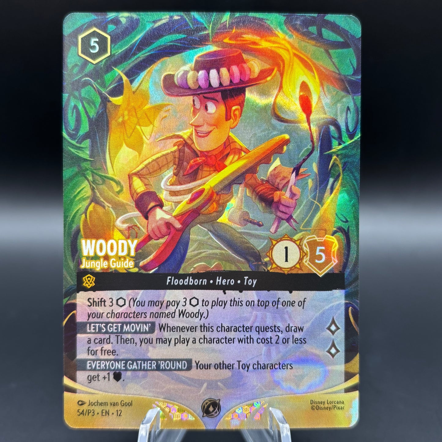 Woody - Jungle Guide (Store Championship) - Disney Lorcana PR Single Card