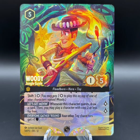 Woody - Jungle Guide (Store Championship) - Disney Lorcana PR Single Card